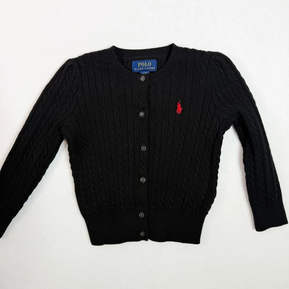 Polo by Ralph Lauren Toddler Black Sweater | 3T